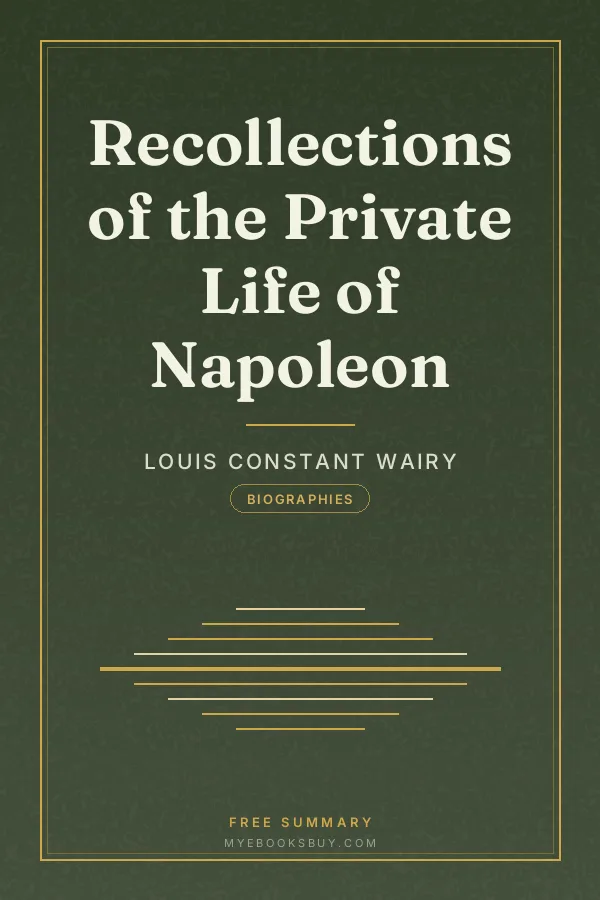 Cover of Recollections of the Private Life of Napoleon
