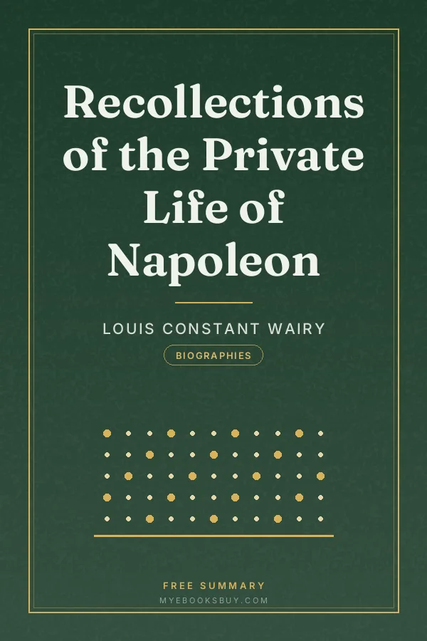 Cover of Recollections of the Private Life of Napoleon