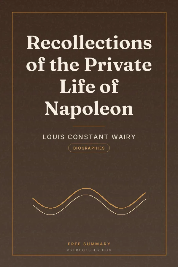 Cover of Recollections of the Private Life of Napoleon