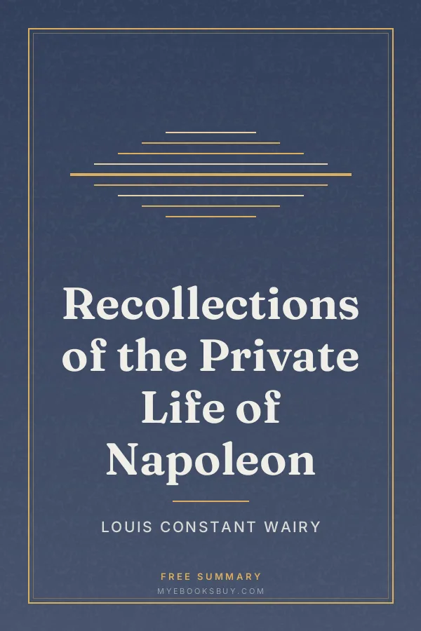 Cover of Recollections of the Private Life of Napoleon