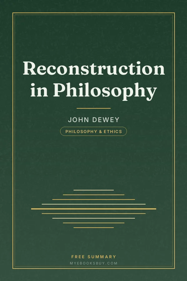 Cover of Reconstruction in Philosophy