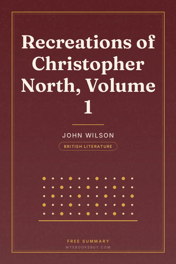Cover of Recreations of Christopher North, Volume 1