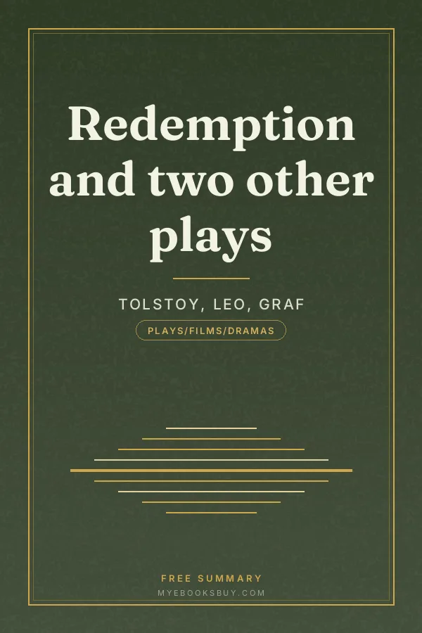 Cover of Redemption and two other plays