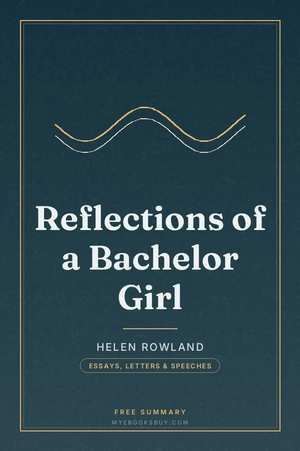 Cover of Reflections of a Bachelor Girl