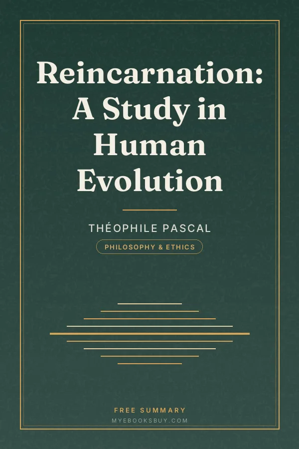 Cover of Reincarnation: A Study in Human Evolution