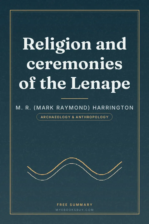 Cover of Religion and ceremonies of the Lenape