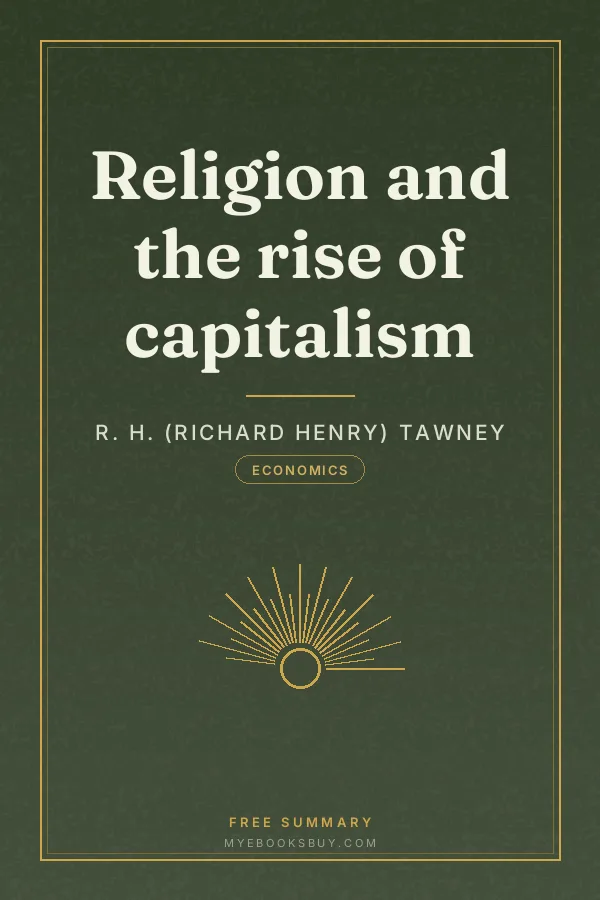 Cover of Religion and the rise of capitalism