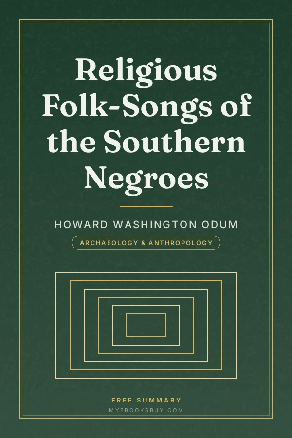 Cover of Religious Folk-Songs of the Southern Negroes