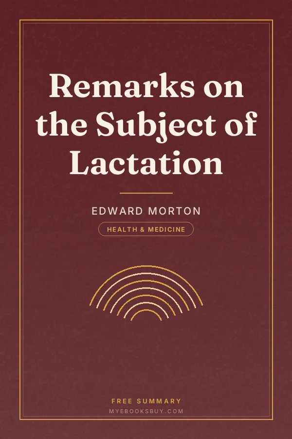 Cover of Remarks on the Subject of Lactation
