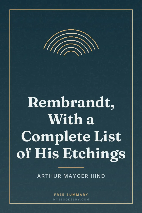 Cover of Rembrandt, With a Complete List of His Etchings