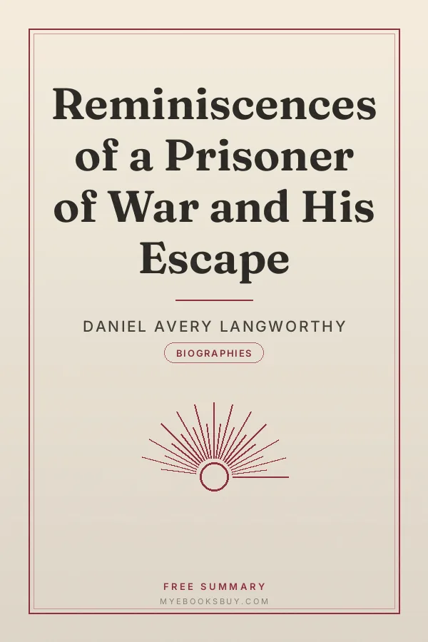 Cover of Reminiscences of a Prisoner of War and His Escape