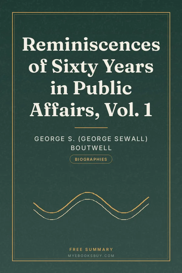 Cover of Reminiscences of Sixty Years in Public Affairs, Vol. 1