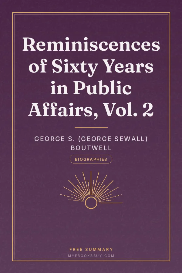 Cover of Reminiscences of Sixty Years in Public Affairs, Vol. 2