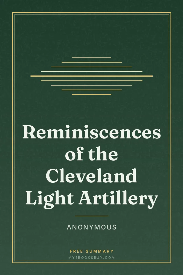 Cover of Reminiscences of the Cleveland Light Artillery