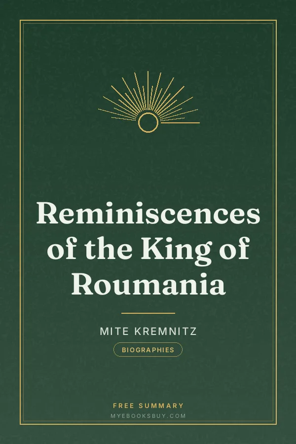 Cover of Reminiscences of the King of Roumania