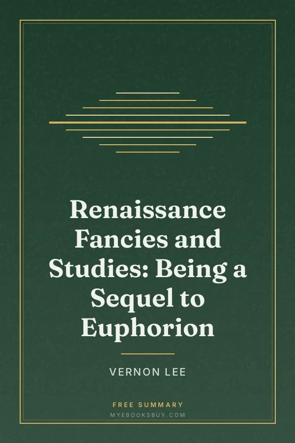 Cover of Renaissance Fancies and Studies: Being a Sequel to Euphorion
