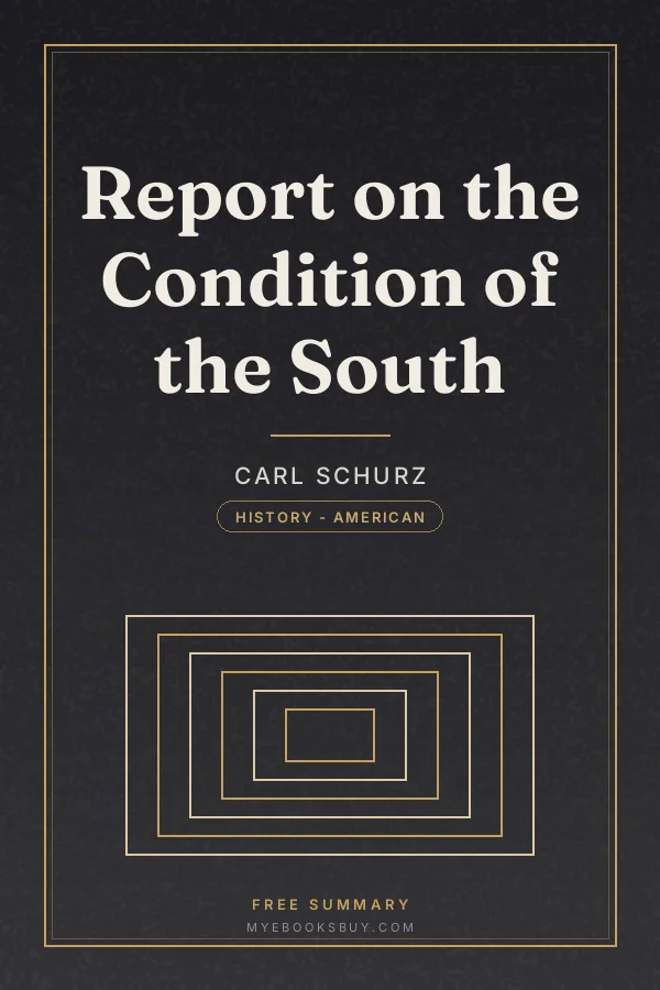 Cover of Report on the Condition of the South