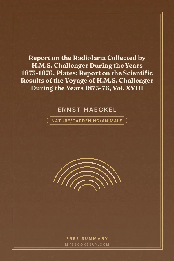 Cover of Report on the Radiolaria Collected by H.M.S. Challenger During the Years 1873-1876, Plates: Report on the Scientific Results of the Voyage of H.M.S. Challenger During the Years 1873-76, Vol. XVIII