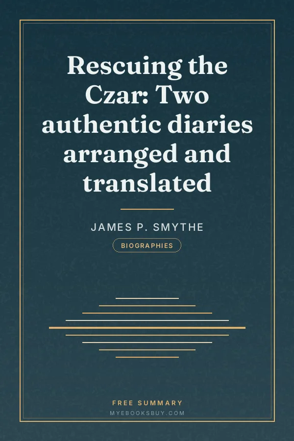 Cover of Rescuing the Czar: Two authentic diaries arranged and translated