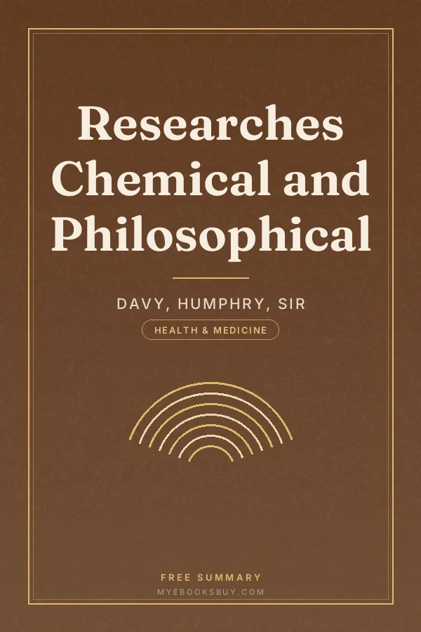 Cover of Researches Chemical and Philosophical