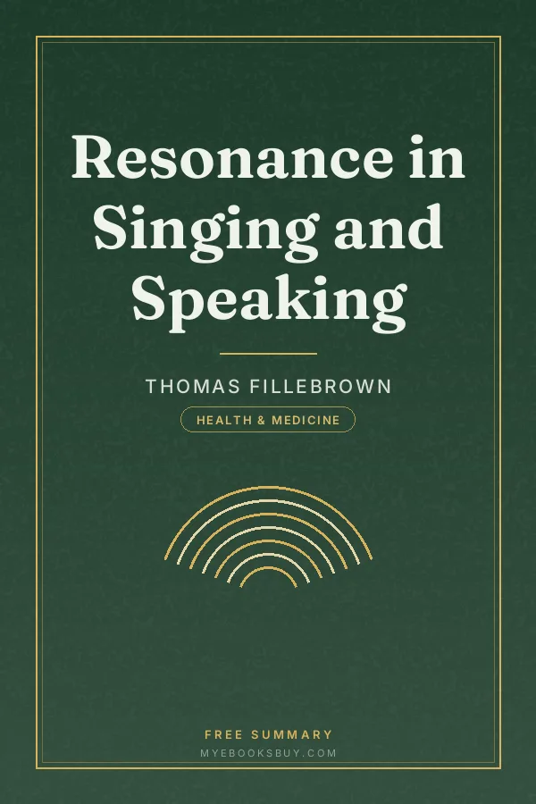Cover of Resonance in Singing and Speaking