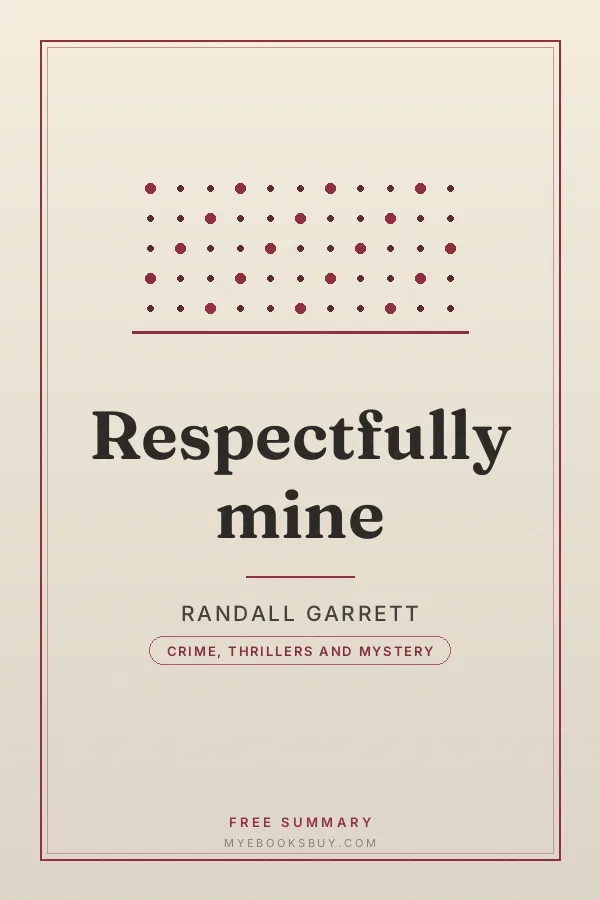 Cover of Respectfully mine