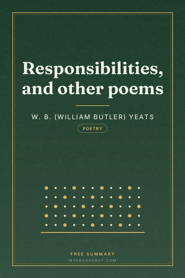 Cover of Responsibilities, and other poems