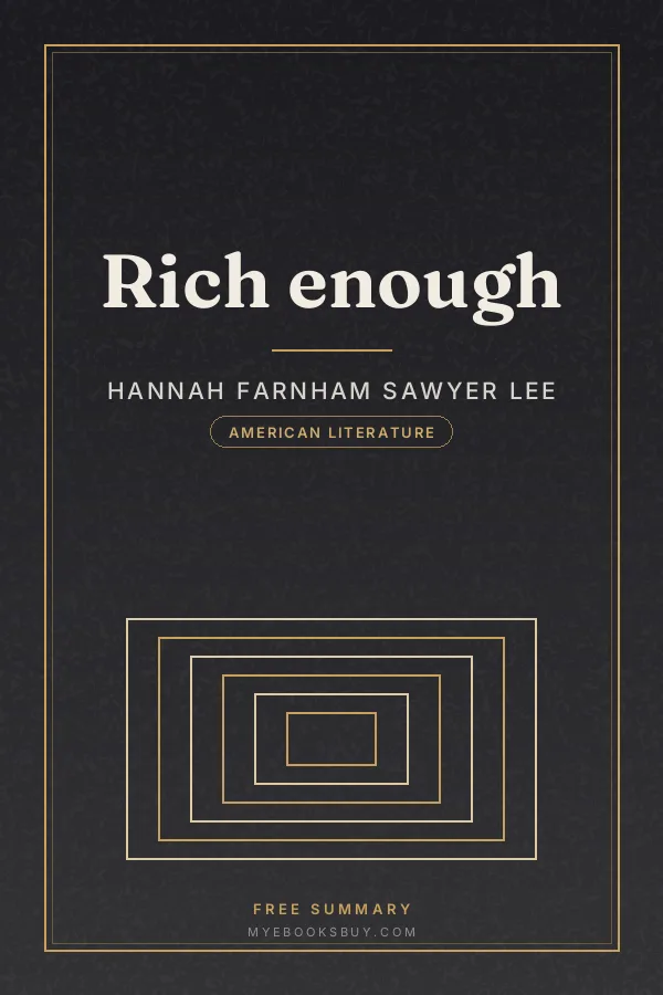 Cover of Rich enough