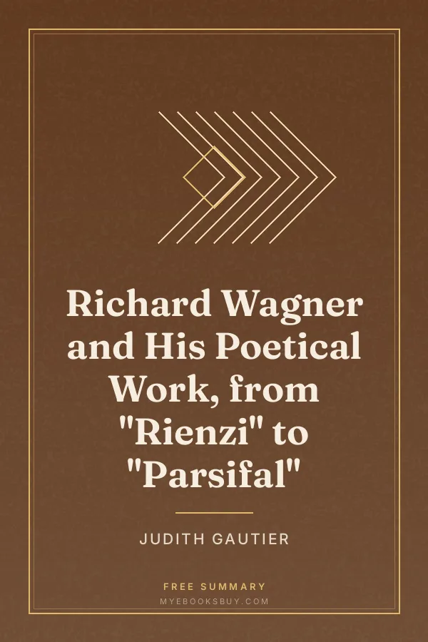 Cover of Richard Wagner and His Poetical Work, from "Rienzi" to "Parsifal"