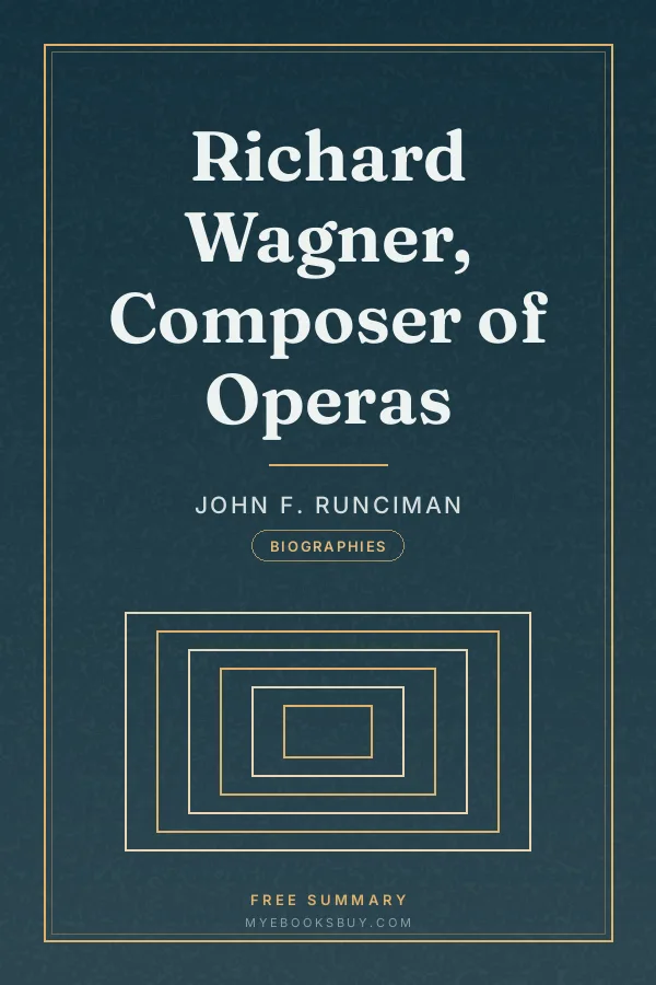Cover of Richard Wagner, Composer of Operas