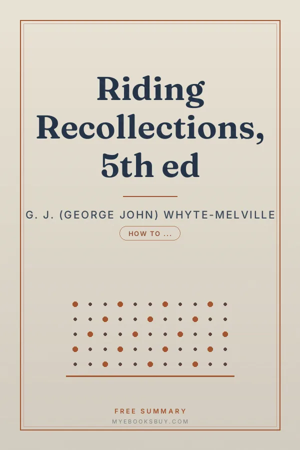 Cover of Riding Recollections, 5th ed