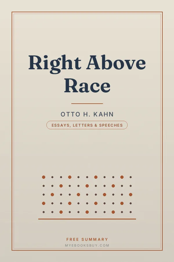 Cover of Right Above Race