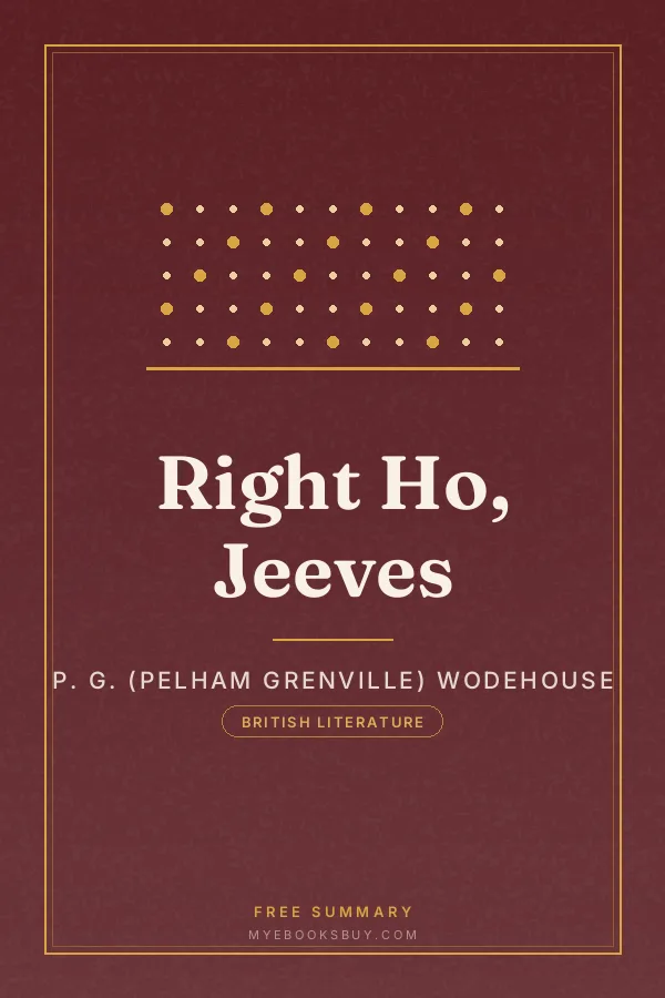 Cover of Right Ho, Jeeves