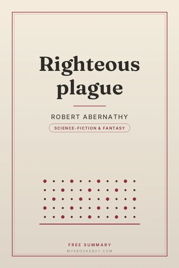 Cover of Righteous plague