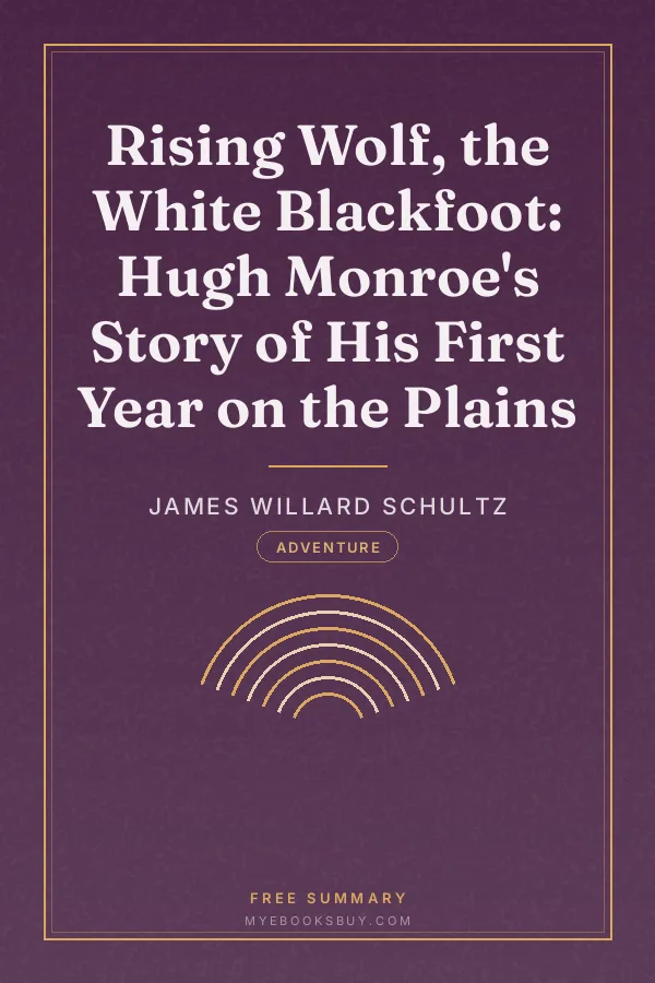 Cover of Rising Wolf, the White Blackfoot: Hugh Monroe's Story of His First Year on the Plains