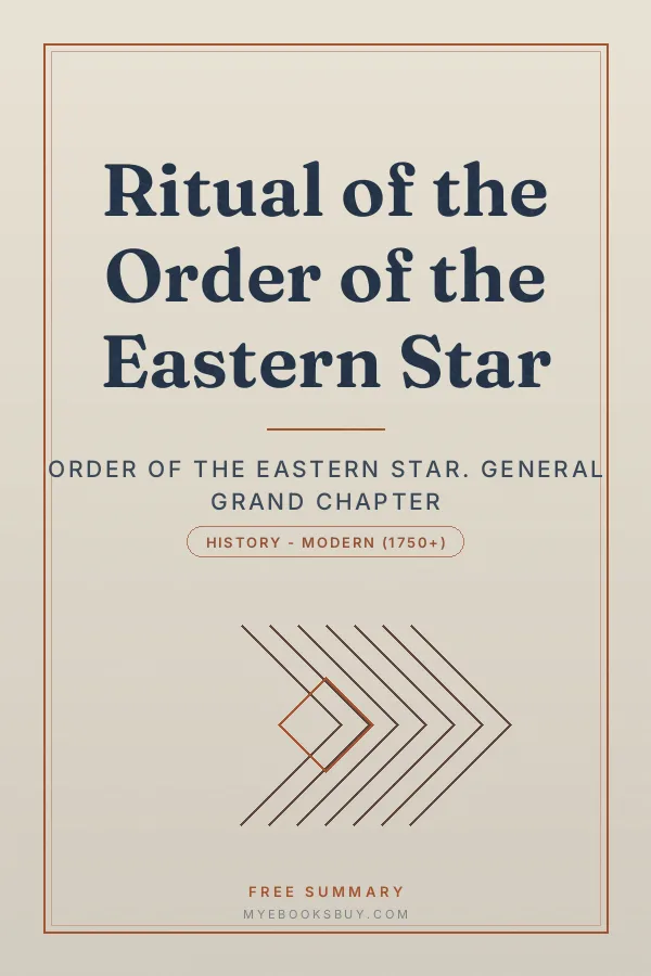 Cover of Ritual of the Order of the Eastern Star