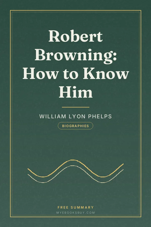Cover of Robert Browning: How to Know Him