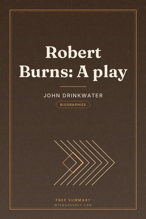 Cover of Robert Burns: A play