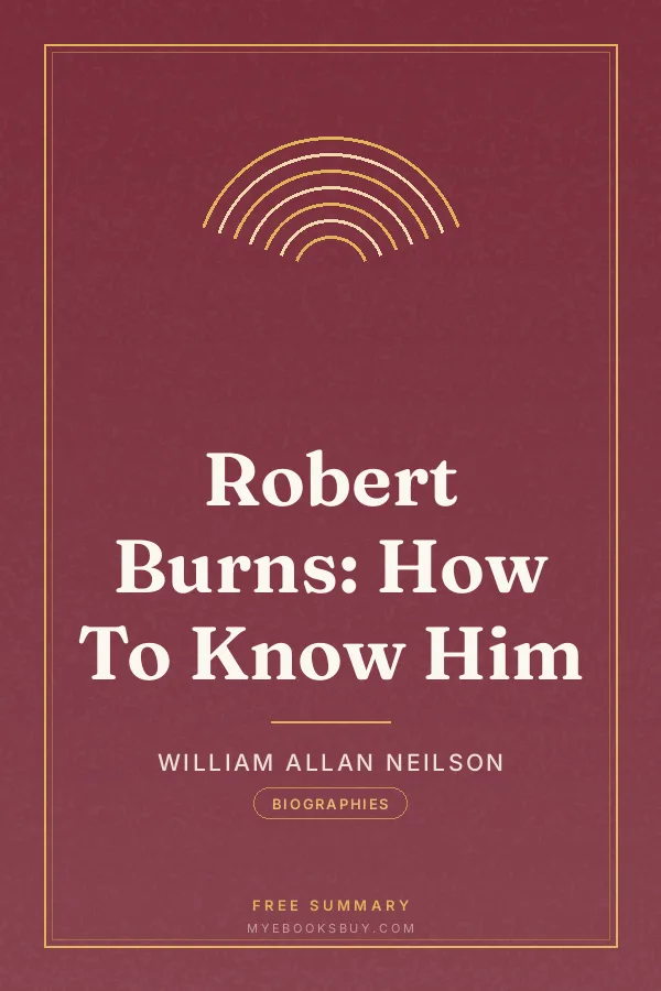Cover of Robert Burns: How To Know Him