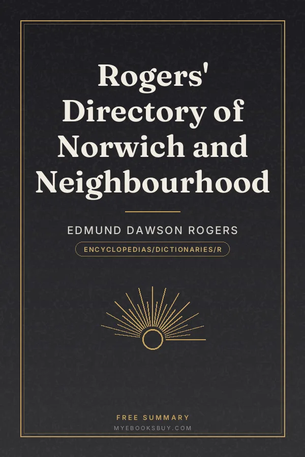Cover of Rogers' Directory of Norwich and Neighbourhood
