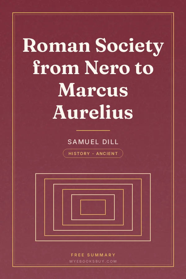 Cover of Roman Society from Nero to Marcus Aurelius