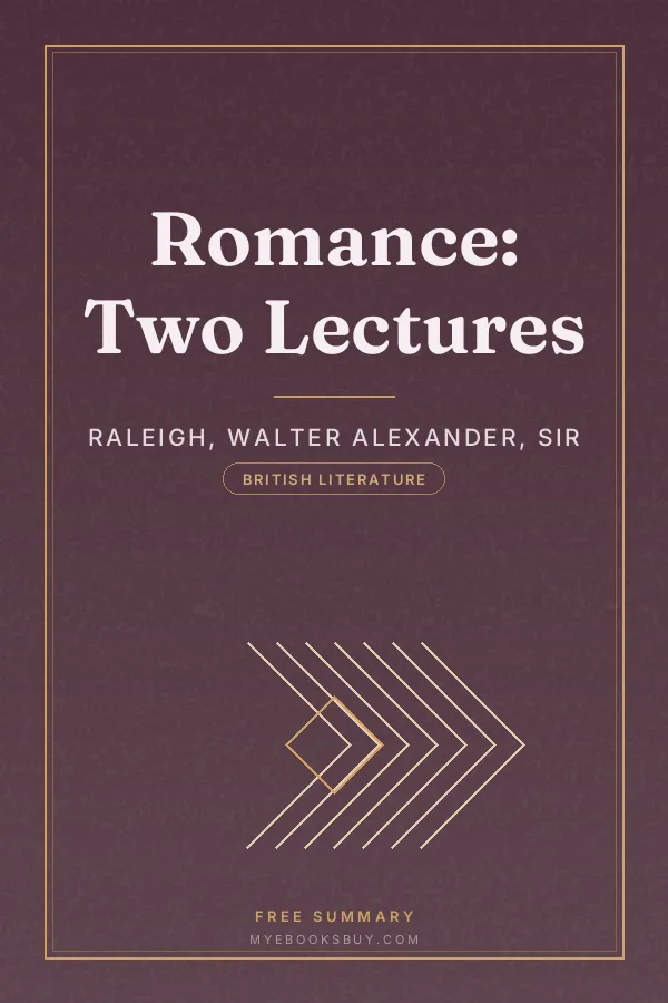Cover of Romance: Two Lectures