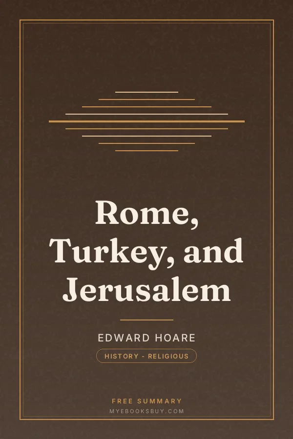 Cover of Rome, Turkey, and Jerusalem