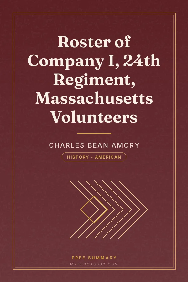 Cover of Roster of Company I, 24th Regiment, Massachusetts Volunteers