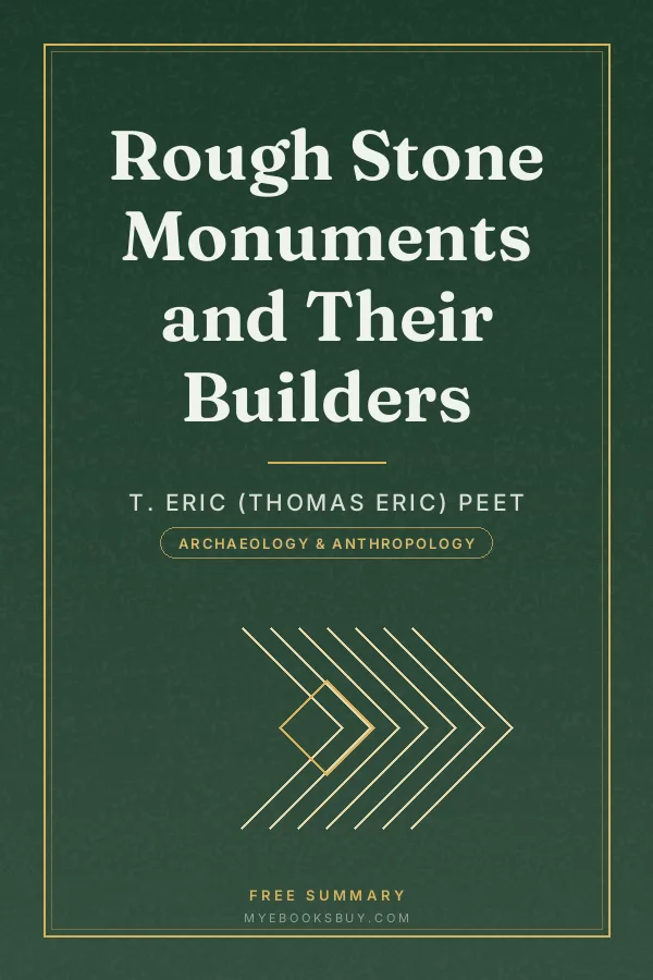 Cover of Rough Stone Monuments and Their Builders