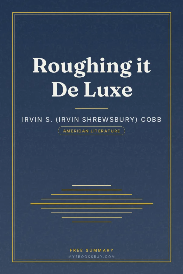 Cover of Roughing it De Luxe
