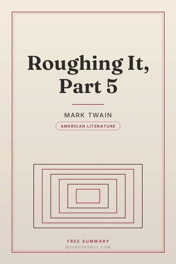Cover of Roughing It, Part 5