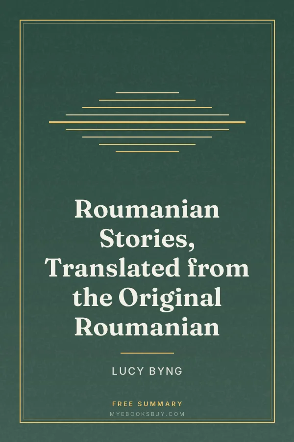 Cover of Roumanian Stories, Translated from the Original Roumanian