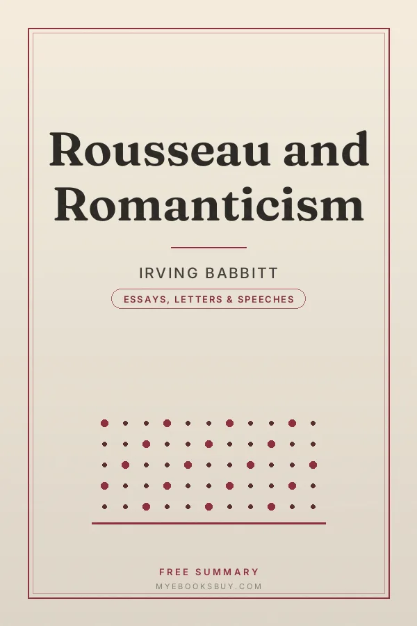 Cover of Rousseau and Romanticism