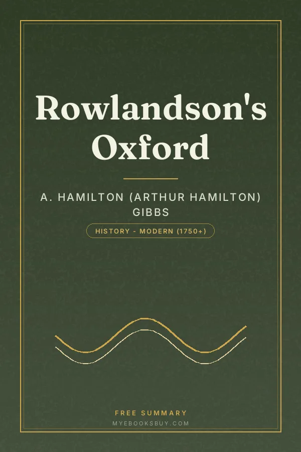 Cover of Rowlandson's Oxford